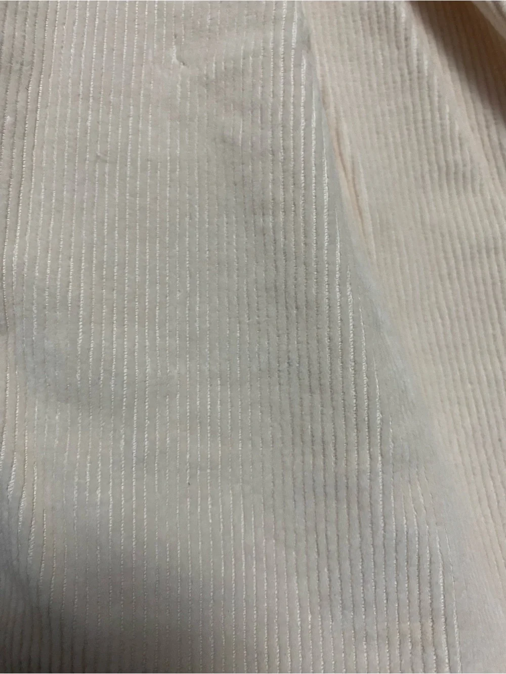 SO Cream Corduroy Pleated Skater Skirt